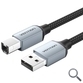 CABLE USB 2.0 IMPRESORA TIPO USB A/M-B/M 10 M GRIS VENTION